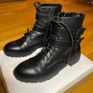 Jessica Simpson Kerina Lace Up Combat Boots